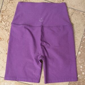 Beyond Yoga Purple Bike Shorts